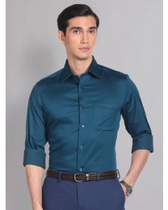 Regular Fit Solid Formal Shirt