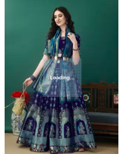 Self Design Semi Stitched Lehenga Choli 